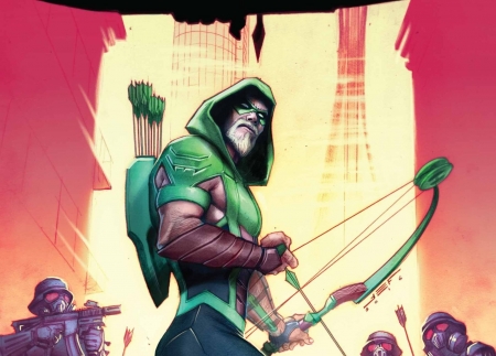 Green Arrow - comic, green, arrow, dc