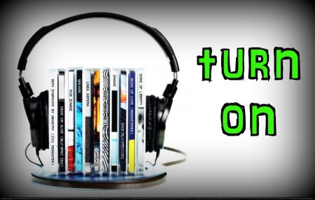 Turn On To This - fun, entertainment, joy, religious, christian, music, metal, compact discs, headphones, motivational, exercise partner, rock, cool, love, cd, goth, happiness, dance, fitness partner, wave, industrial