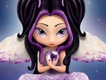 Purple And Black Fairy