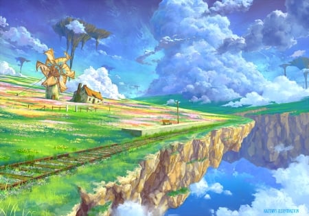 Original - anime, art, original, sky