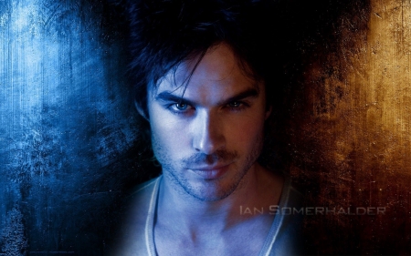 The Vampire Diaries (TV Series 2009–2017) - actor, the vampire diaries, poster, tv series, Ian Somerhalder, face, man, damon