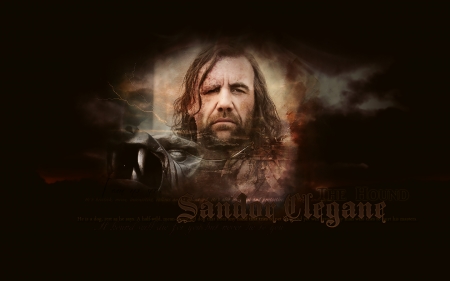 The Hound - House Clegane, The Hound, Fire, Game of Thrones