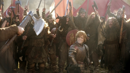 Lannister Army - army, lion, game of thrones, lannister