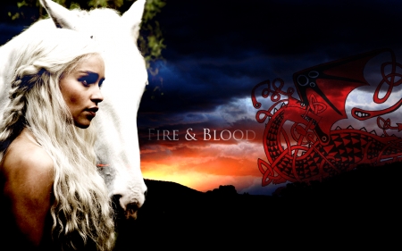 Daenerys Targaryen - dragon, targaryen, game of thrones, daenerys