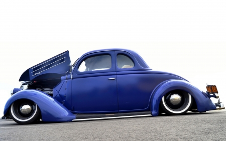 Very Blue 1936 Ford Coupe