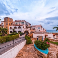 Town on the Coast of Spain