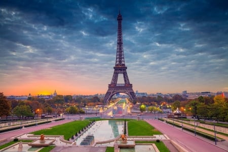 Eiffel-Tower - tower, france, sky, paris, eiffel