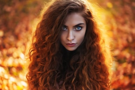 Curly hair - Curly, women, hair, model