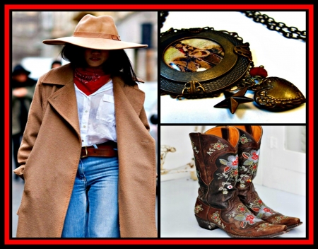 Cowgirls Fashions For 2017 Fall - models, fall, people, female, fashions, cowgirls