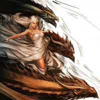 daenerys tagaryen protected by dragons