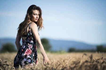 Model - girl, women, hair, model