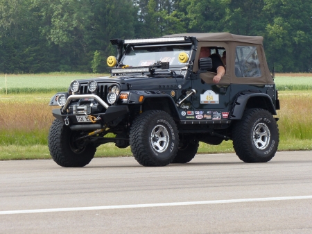 Big Power Meet Lidkoping Sweden 2017 - jeep, nature, car, summer, road, car-show