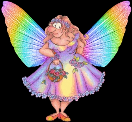 Rainbow Fairy - abstract, fairies, pastel, winged creatures, fantasy