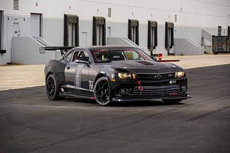 This Killer 2015 Camaro Z/28 is all Business on the Track - bowtie, black, gm, wing