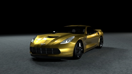 C7 Corvette (2014-2017) - cg, car, vette, 3d, sfrederick2, corvette, chevy