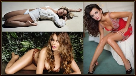 Latina Entertainers 2 - penelope cruz, shakira, sofia vergara, shak