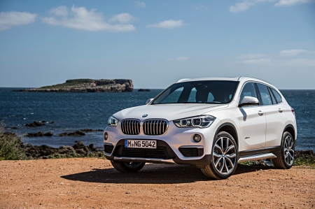 BMW x1 - white, x1, car, bmw