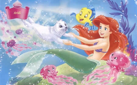 Little mermaid and friends