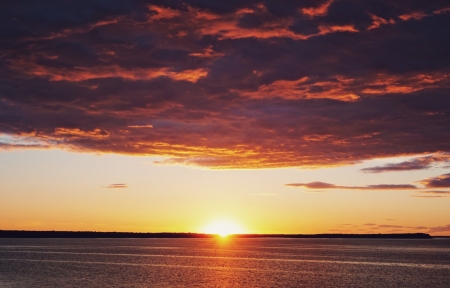 Sunrise - nature, sky, beach, sunrise