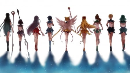 SAilor Moon - anime, gilrs, moon, sailor