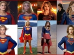 Helen Slater and Melissa Benoist as Supergirl Past and Present