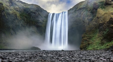 Waterfall - cool, river, waterfall, fun, nature