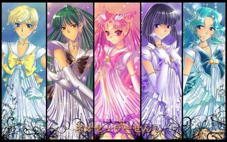 Sailor Moon - anime, moon, sailor, girils