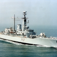 WORLD OF WARSHIPS  HMS Andromeda (Batch 3A) Type 12M Leander Cl Frigate F 57