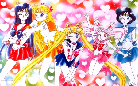 Sailor Moon - girls, moon, sailor, anime