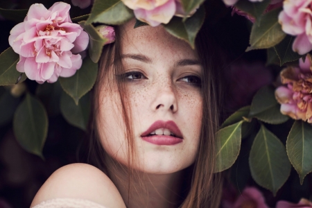 Mood - girl, women, lips, Model