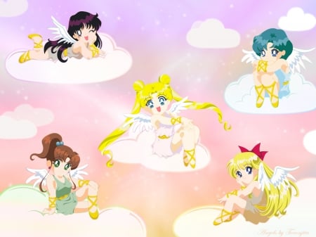 Chibi Moon - girls, moon, sailor, anime