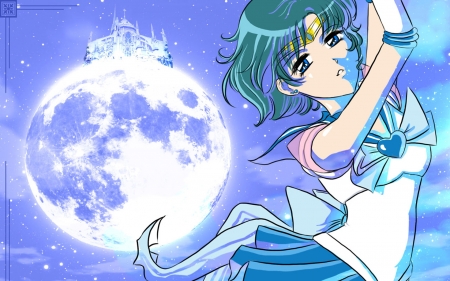 Sailor Mercury - anime, moon, sailor, girls