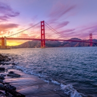 Golden Gate Bridge at Twilight