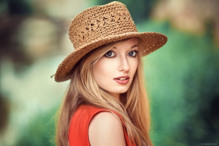 Model - women, girl, model, hair