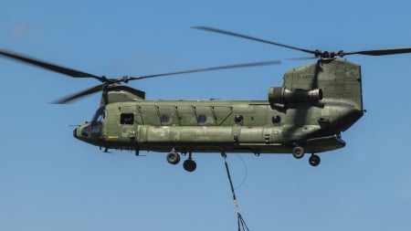 Dutch Chinook Helicopter - air, helicopter, dutch, force, chinook