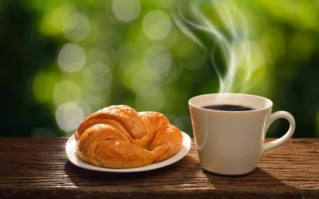 Breakfast - drink, coffee, food, pone, breakfast