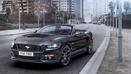 2015 Ford Mustang Convertible - muscle, car, mustang, convertible, ford