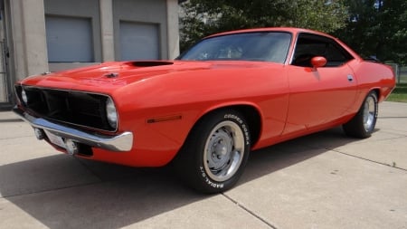 1970 Plymouth Barracuda Gran Coupe - Muscle, Car, Barracuda, Plymouth, Red, Gran, Old-Timer, Coupe