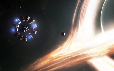 Interstellar - movie, galaxy, interstellar, fantasy, cg