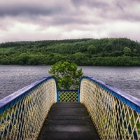 Beautiful Bridge to River