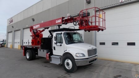 Truck with Elliott L60R Crane - elliott, truck, crane, l60r