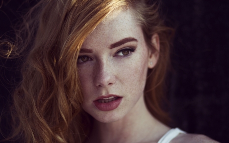 Hattie-Watson - redhead, freckles, watson, hattie