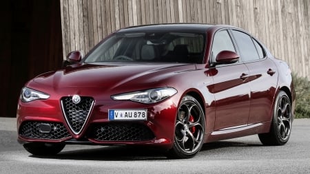 2017 Alfa Romeo Giulia Veloce - alfa rome, car, giulia, red, veloce