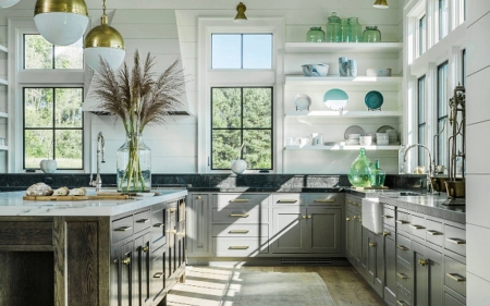 Farmhouse Kitchen - farmhouse, interior, kitchen, home