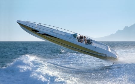 power boat - water, ocean, power, boat