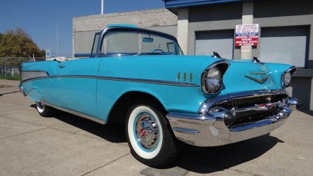 1957 Chevrolet Bel Air Convertible - Car, Convertible, Bel Air, Old-Timer, Chevrolet