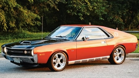 1970 AMC AMX - car, amc, muscle, red, old-timer, amx