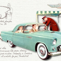 1955 Ford Thunderbird Ad art 2