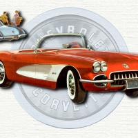 1959 Chevrolet Corvette ad art