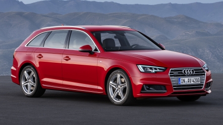 2015 Audi A4 Avant S Line - Car, Red, Mountain, S Line, Avant, A4, Audi, Luxury